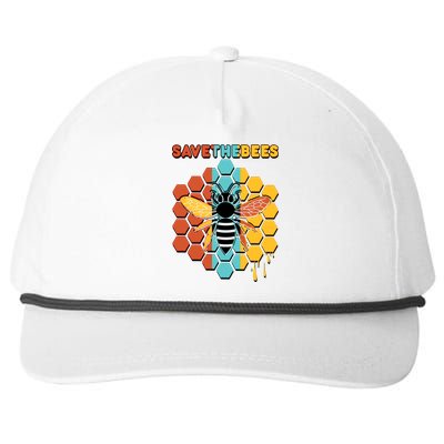 Save The Bees Snapback Five-Panel Rope Hat