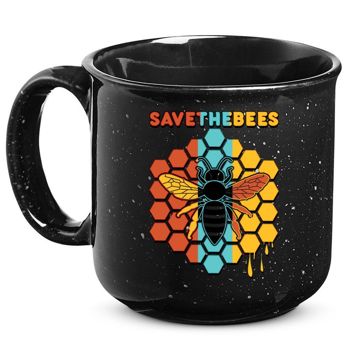 Save The Bees 15oz Campfire Ceramic Mug