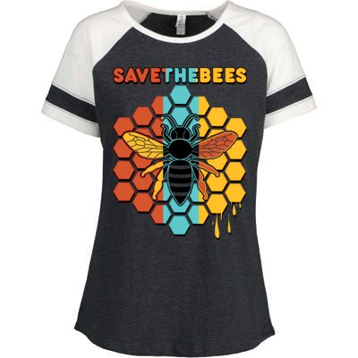 Save The Bees Enza Ladies Jersey Colorblock Tee