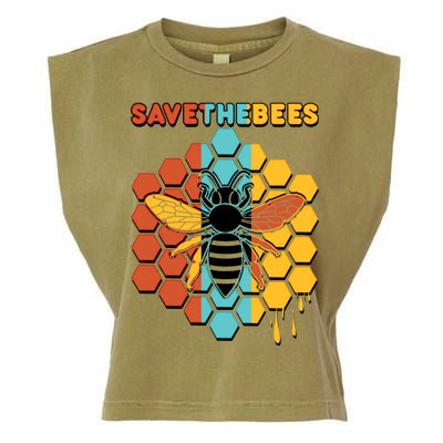 Save The Bees Garment-Dyed Women's Muscle Tee