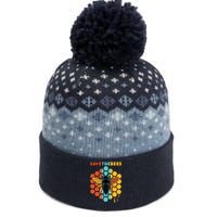 Save The Bees The Baniff Cuffed Pom Beanie