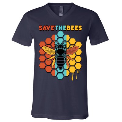 Save The Bees V-Neck T-Shirt