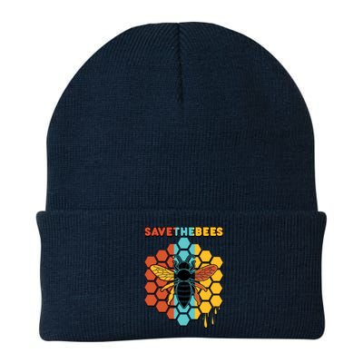 Save The Bees Knit Cap Winter Beanie