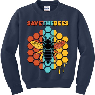 Save The Bees Kids Sweatshirt