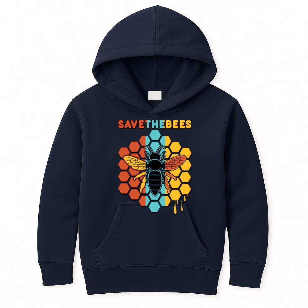 Save The Bees Kids Hoodie