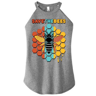 Save The Bees Women's Perfect Tri Rocker Tank