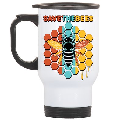 Save The Bees Stainless Steel Travel Mug