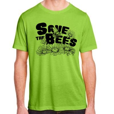 Save The Bees Floral Adult ChromaSoft Performance T-Shirt