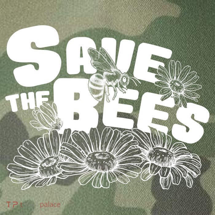 Save The Bees Floral Legacy Tie Dye Trucker Hat