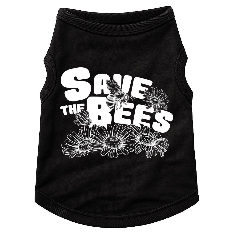 Save The Bees Floral Doggie Tank