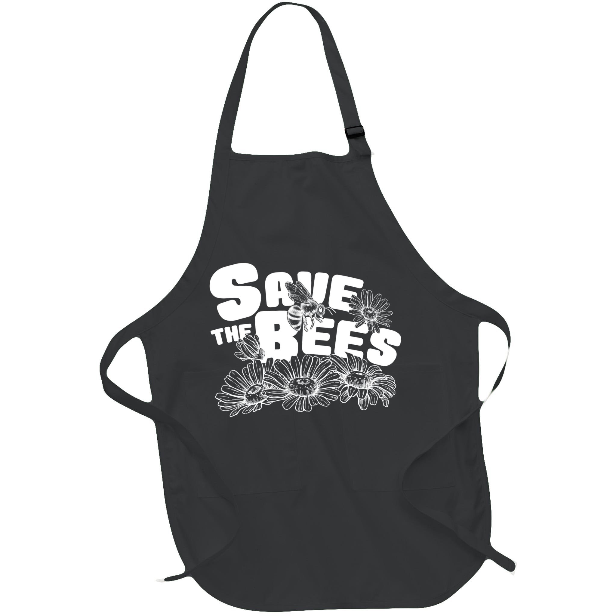 Save The Bees Floral Apron