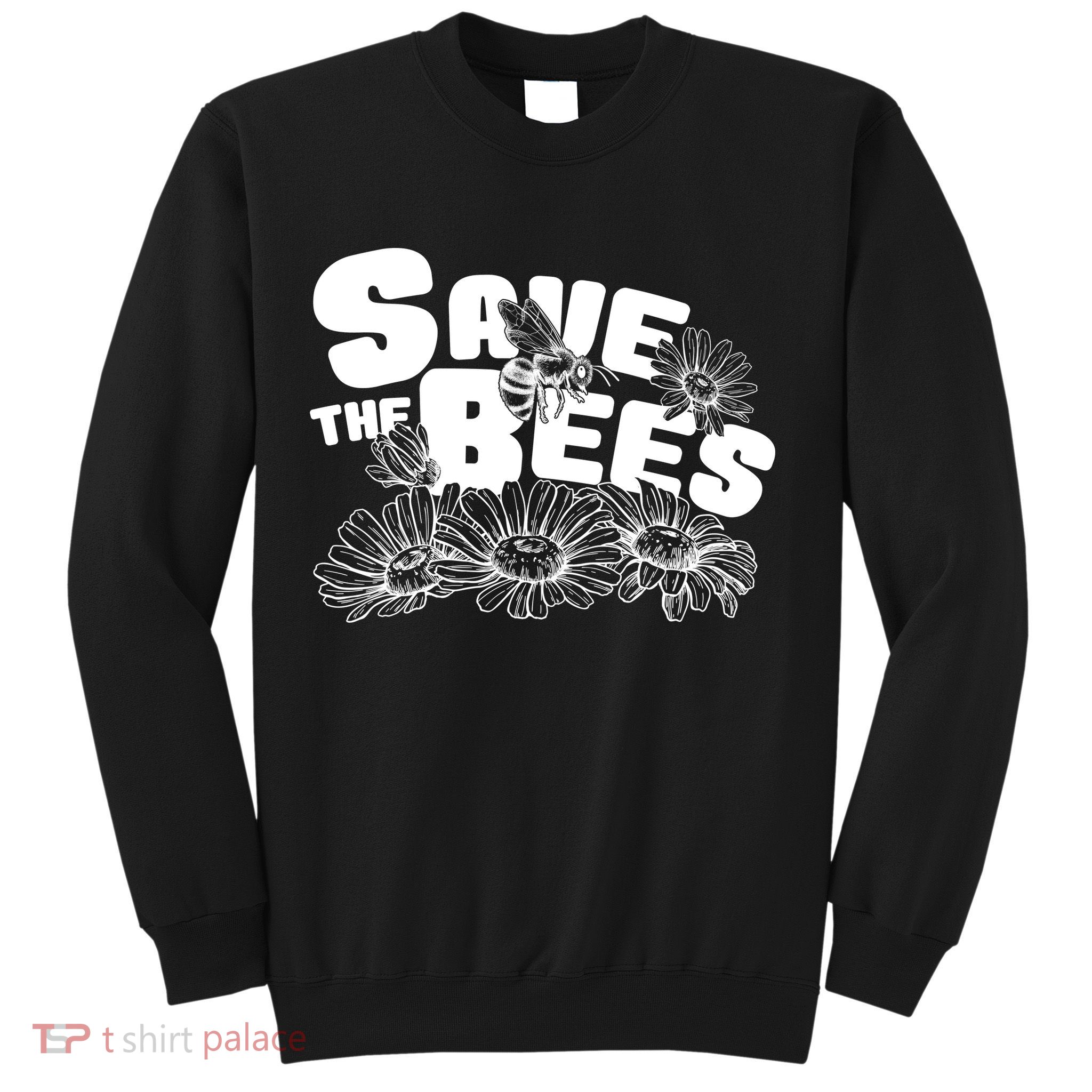 Save The Bees Floral Sweatshirt