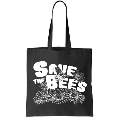 Save The Bees Floral Bag