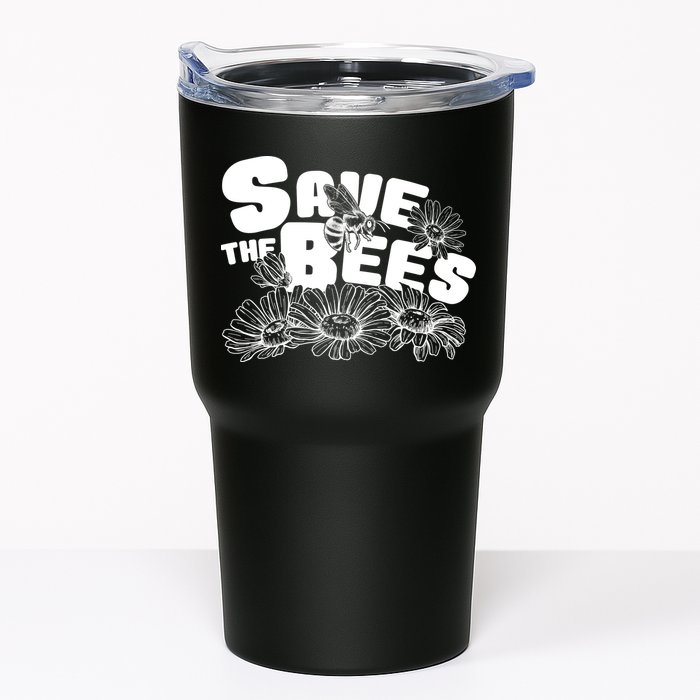 Save The Bees Floral Tumbler