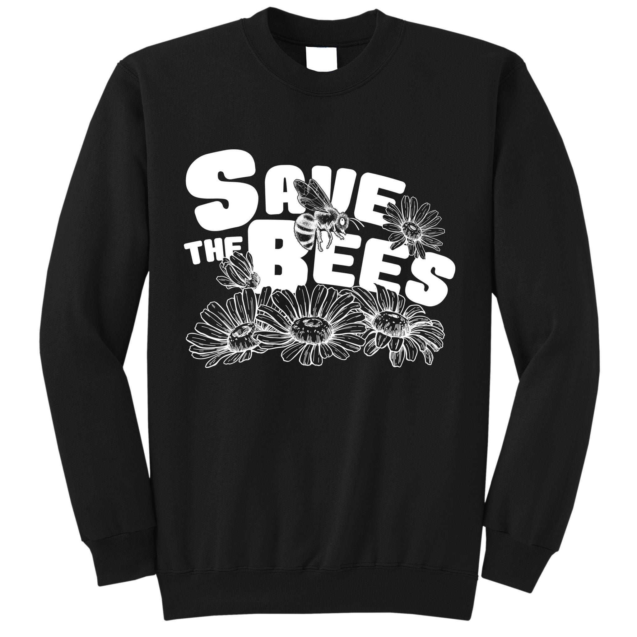 Save The Bees Floral Tall Sweatshirt