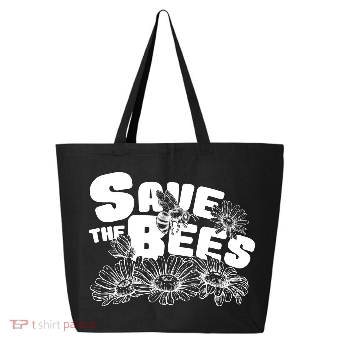 Save The Bees Floral 25L Jumbo Tote