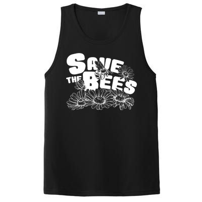 Save The Bees Floral PosiCharge Competitor Tank