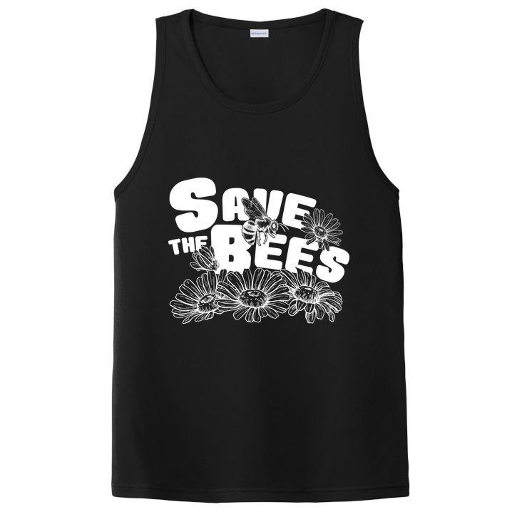Save The Bees Floral PosiCharge Competitor Tank