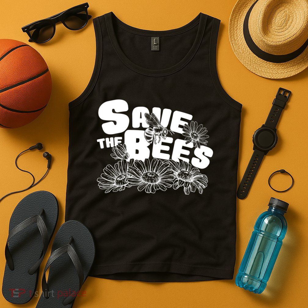 Save The Bees Floral Tank Top