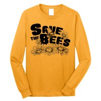 Save The Bees Floral Long Sleeve Shirt