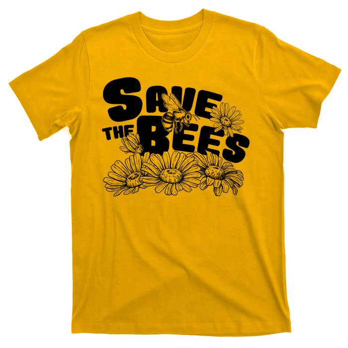 Save The Bees Floral T-Shirt