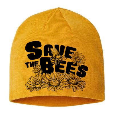 Save The Bees Floral Sustainable Beanie