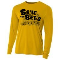 Save The Bees Floral Cooling Performance Long Sleeve Crew