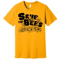 Save The Bees Floral Premium T-Shirt