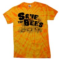 Save The Bees Floral Tie-Dye T-Shirt