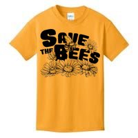 Save The Bees Floral Kids T-Shirt