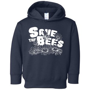 Save The Bees Floral Toddler Hoodie