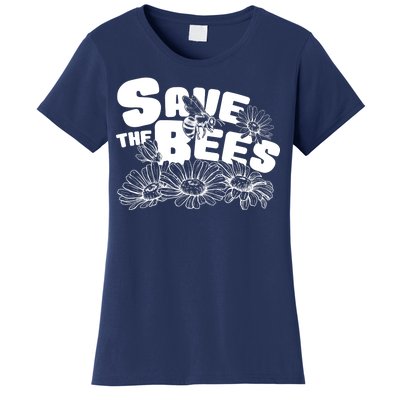 Save The Bees Floral Women's T-Shirt