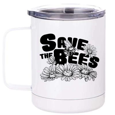 Save The Bees Floral 12 oz Stainless Steel Tumbler Cup