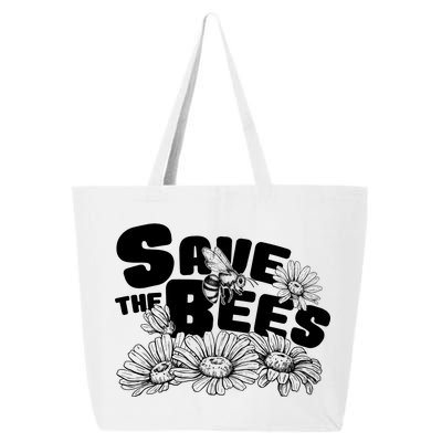 Save The Bees Floral 25L Jumbo Tote