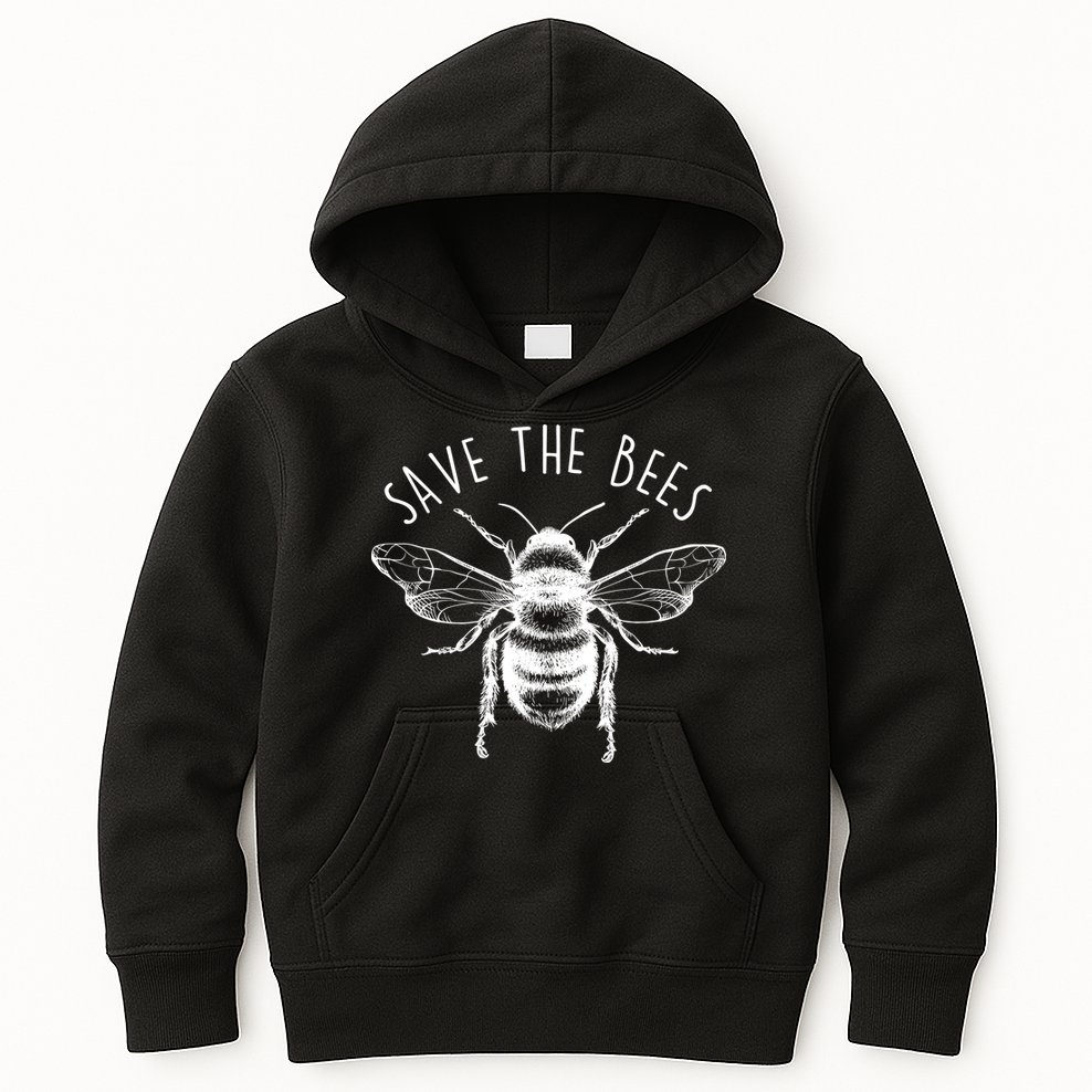 Save The Bees Vintage Kids Hoodie