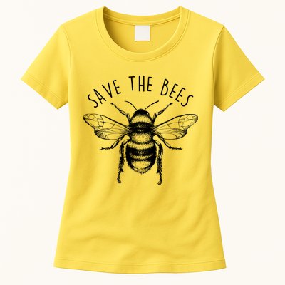 Save The Bees Vintage Womens T-Shirt
