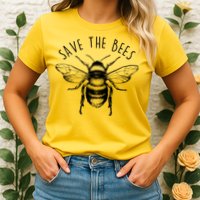 Save The Bees Vintage Womens T-Shirt