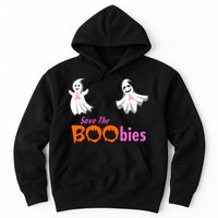 Save The Boobies Halloween Ghost Hoodie