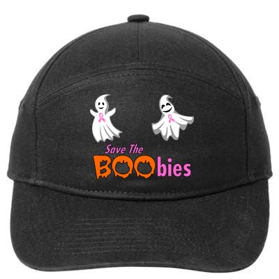 Save The Boobies Halloween Ghost 7-Panel Snapback Hat