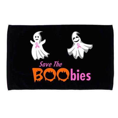 Save The Boobies Halloween Ghost Microfiber Hand Towel