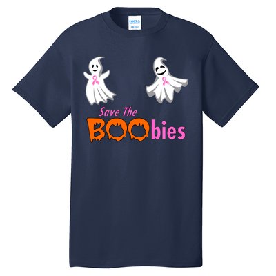 Save The Boobies Halloween Ghost Tall T-Shirt