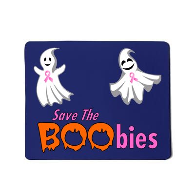 Save The Boobies Halloween Ghost Mousepad