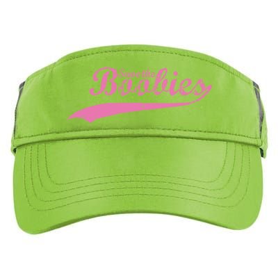 Save The Boobies Retro Breast Cancer Adult Drive Performance Visor