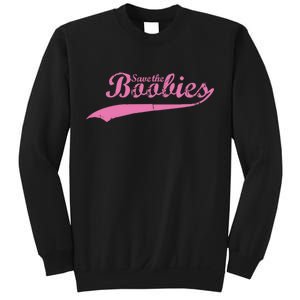 Save The Boobies Retro Breast Cancer Sweatshirt