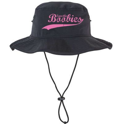 Save The Boobies Retro Breast Cancer Legacy Cool Fit Booney Bucket Hat