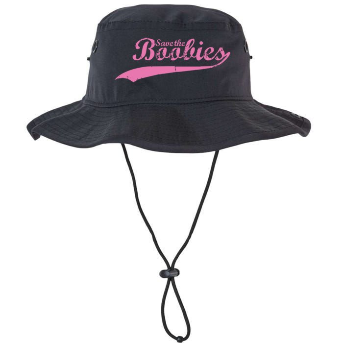 Save The Boobies Retro Breast Cancer Legacy Cool Fit Booney Bucket Hat