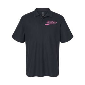 Save The Boobies Retro Breast Cancer Softstyle Adult Sport Polo