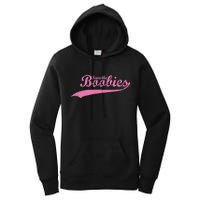 Save The Boobies Retro Breast Cancer Women's Pullover Hoodie