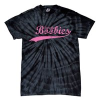 Save The Boobies Retro Breast Cancer Tie-Dye T-Shirt