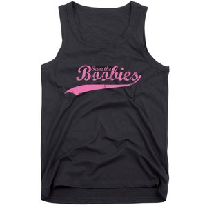 Save The Boobies Retro Breast Cancer Tank Top